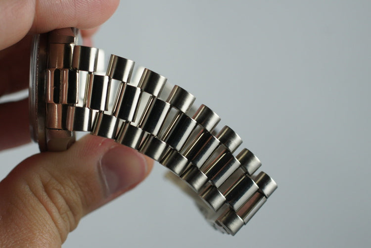 1978 Rolex White Gold Day Date 1803 with Diamond Dial and Bezel