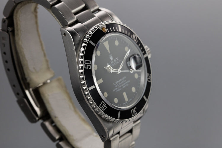 1982 Rolex Submariner 16800 Matte Dial