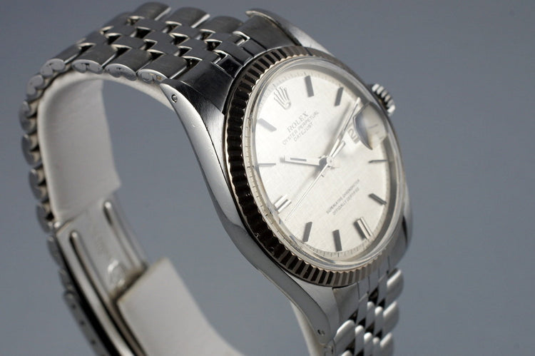 1968 Rolex Datejust 1601 Silver Linen Dial