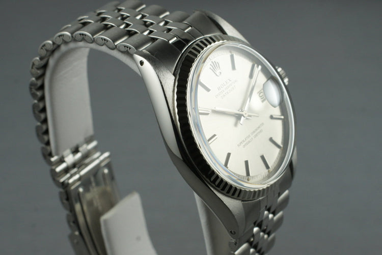 1972 Rolex DateJust 1601 Silver Sigma Dial