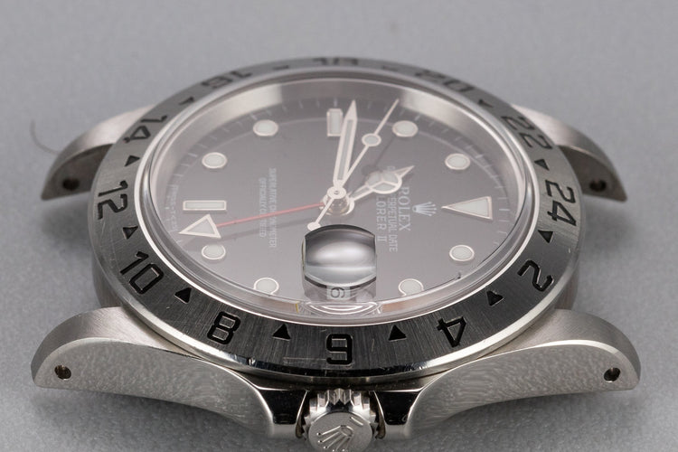 1997 Rolex Explorer II 16570 Black Dial