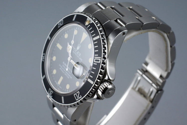 1981 Rolex Submariner 16800 with RSC Papers