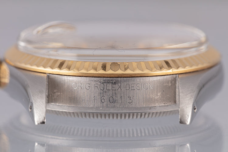 1987 Vintage Rolex Datejust 16013 with Tiffany Dial