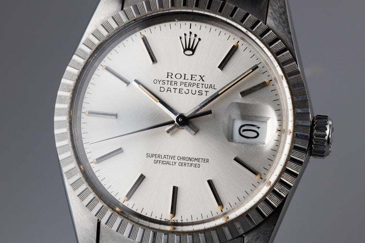 1986 Rolex DateJust 16030 Silver Dial