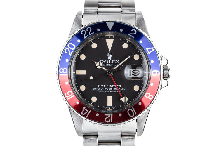 1983 Rolex GMT-Master 16750 "Pepsi"