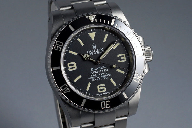 2013 Blaken Rolex Submariner ‘Explorer Dial’ with Blaken Box and Papers