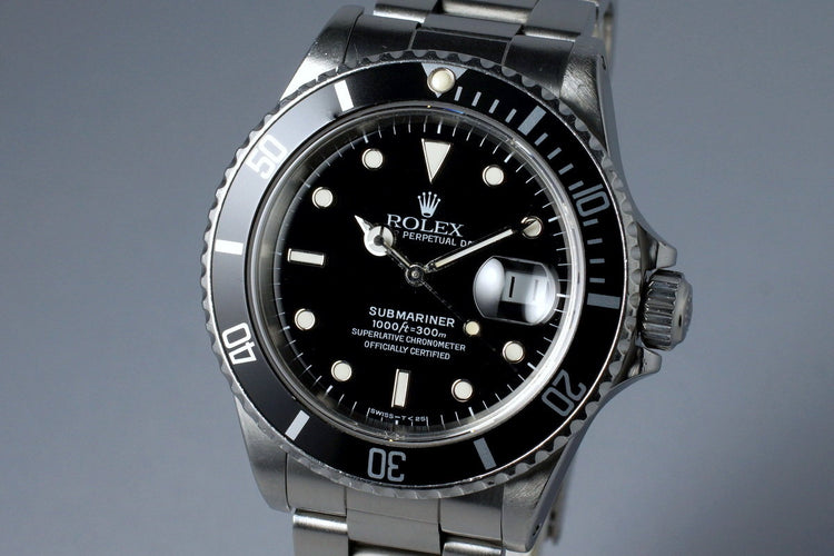 1986 Rolex Submariner 16800