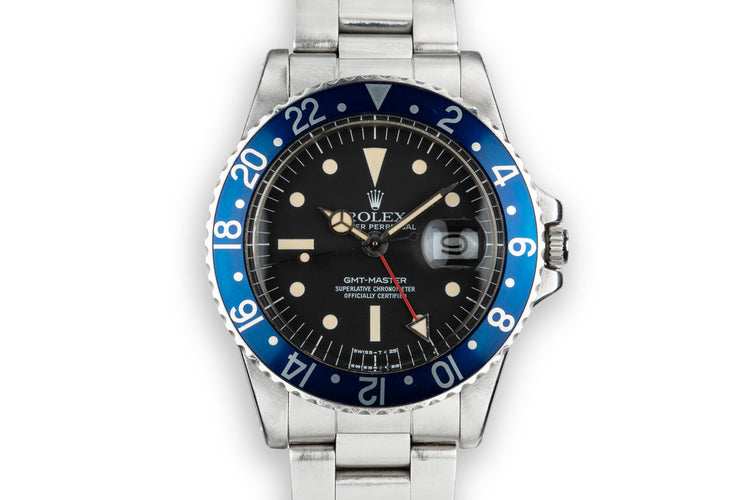 1976 Rolex GMT-Master 1675 "Blueberry"