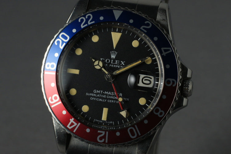1970 Rolex GMT-Master 1675 with Mark 1 dial