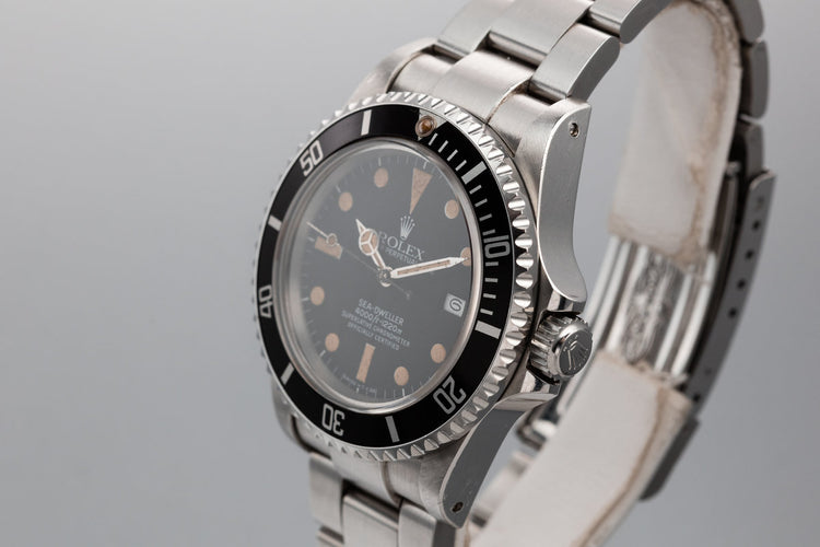 1980 Rolex Sea-Dweller 16660 Matte Dial with Box and Papers