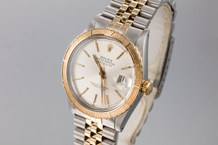 1979 Rolex Two-Tone DateJust Thunderbird 16253 Silver Dial