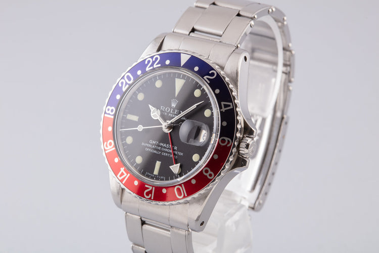1967 Vintage Rolex GMT Master 1675 "Pepsi"