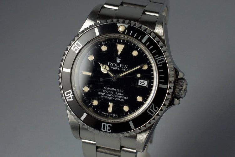 1986 Rolex Sea-Dweller 16660