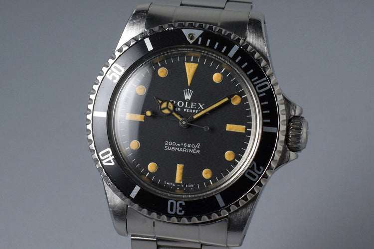 1966 Rolex Submariner 5513 Meters First Dial