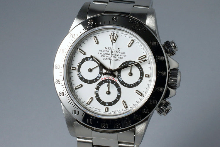 1995 Rolex Zenith Daytona 16520 White Dial