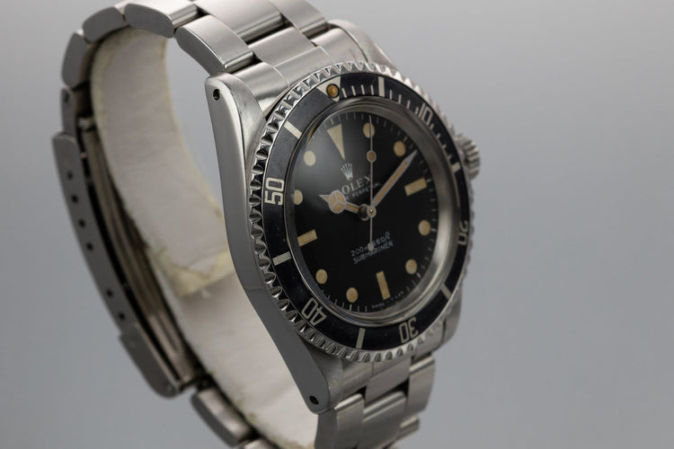 1966 Rolex Submariner 5513 with Meters First Dial