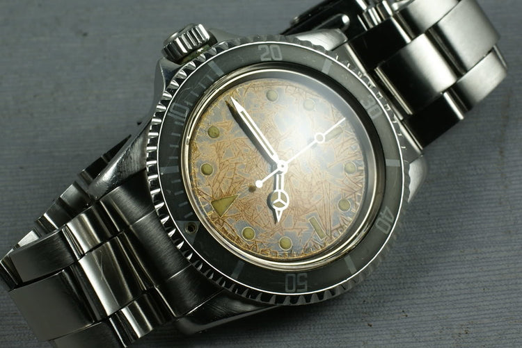 1959 Rolex Submariner 5512 4 line gilt chapter ring PCG Tropical Dial