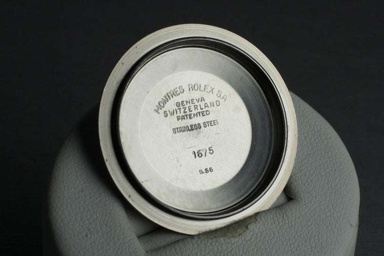 1966 Rolex GMT 1675 Glossy Gilt Dial with Box and Papers