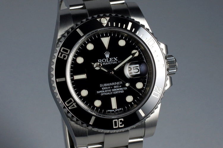 2011 Rolex Ceramic Submariner 116610 with Box and Papers