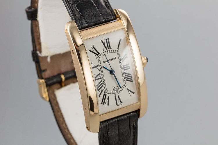 Cartier 18K YG Tank Americaine 1740