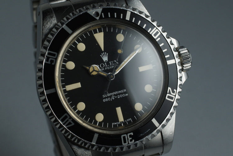 1980 Rolex Submariner 5513 Mark 3 Maxi Dial