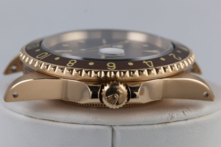 1984 Rolex YG Root Beer GMT 16758