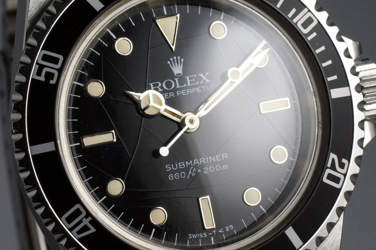 1985 Rolex Submariner 5513 Spider Dial