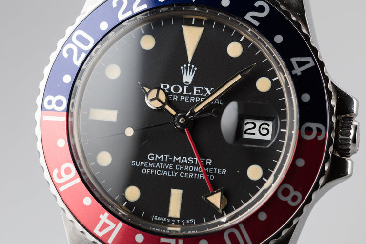 1981 Rolex GMT-Master 16750 "Pepsi" with Box and Papers