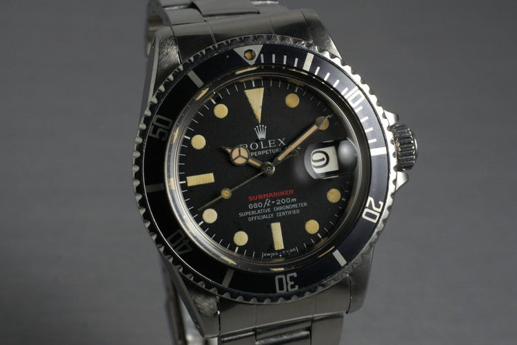1970 Rolex Red Submariner 1680 Mark VI
