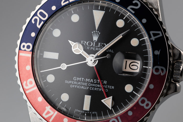 1978 Rolex GMT-Master 1675 "Pepsi" with Box and Service Papers