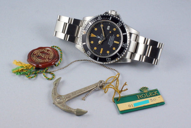 1983 Rolex Sea Dweller 16660 with Hang Tags