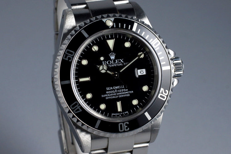 1998 Rolex Sea Dweller 16600 with RSC Papers