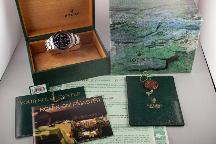 2001 Rolex GMT-Master II 16710 "Pepsi" with Box and Papers