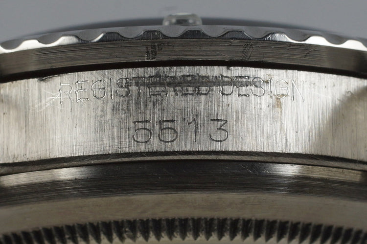 1966 Rolex Submariner 5513 with Tropical Gilt Meters First Dial