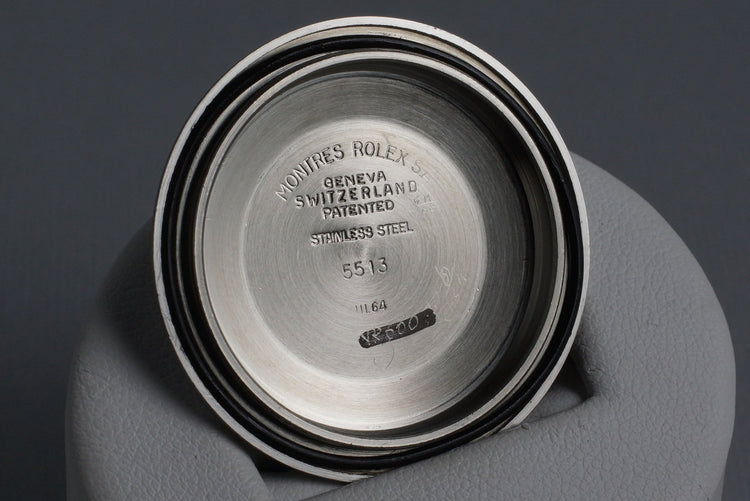 1964 Rolex Submariner 5513 Glossy Gilt Meters First Dial