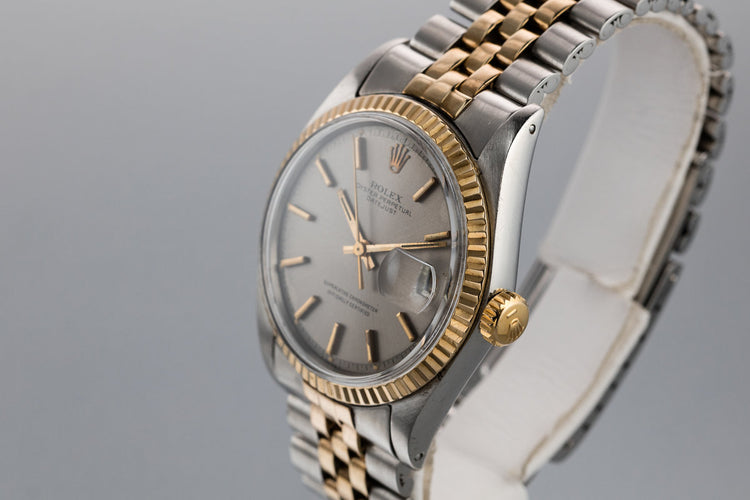 1968 Rolex Two-Tone DateJust 1601 Grey Dial