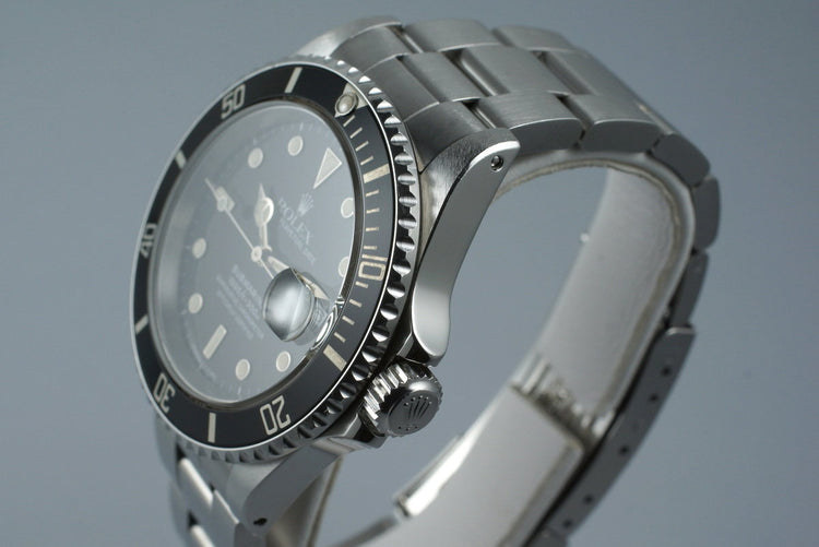 1988 Rolex Submariner 16610