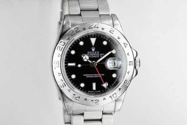 1995 Rolex Explorer II 16570 Black Dial