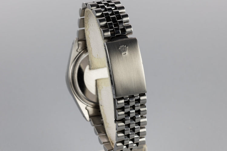 1986 Rolex DateJust 16030 Service Case with Silver Buckley Dial