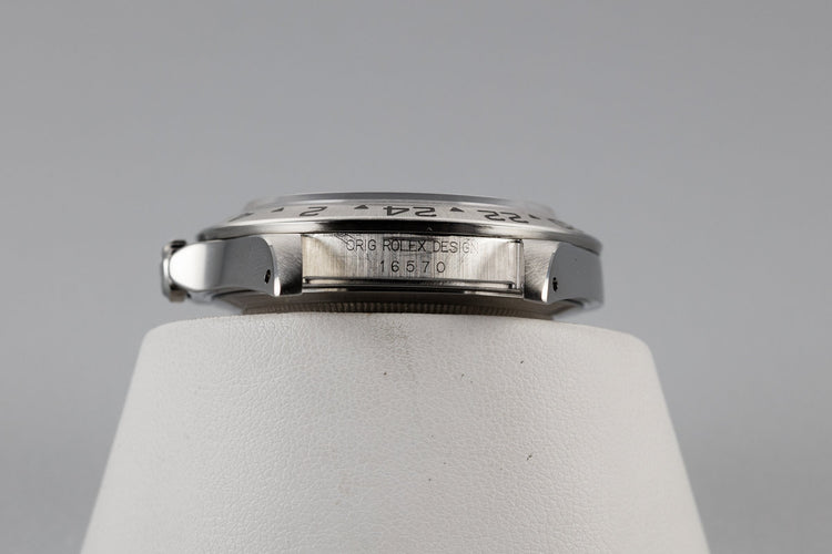 1995 Rolex Explorer II 16570 White Dial