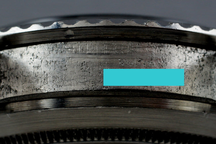 1964 Tudor Submariner 7928 Chapter Ring Underline Dial