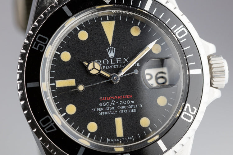 1971 Rolex Red Submariner 1680 with MK IV Dial