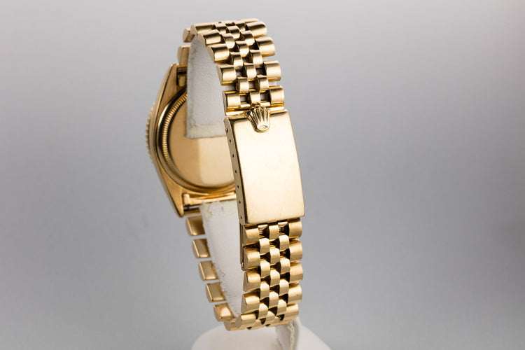 1956 Rolex 18K YG DateJust 6609 "Thunderbird" with Service Papers