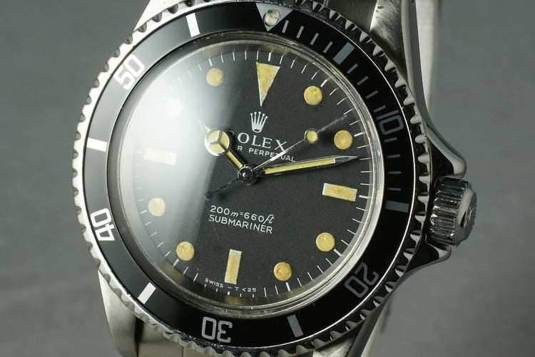 Rolex Submariner Dial 5513 Meters First