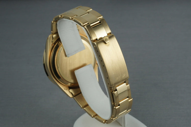 1987 Rolex Daytona 18K 6265 with Gold Dial and Box and Papers