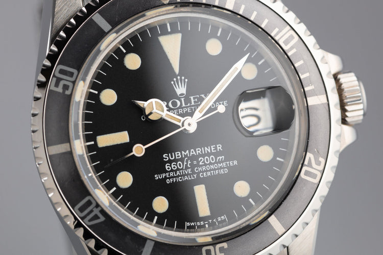 1977 Rolex Submariner 1680 with Box and Papers