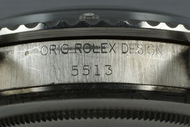 1981 Rolex Submariner 5513 Mark V Maxi Dial