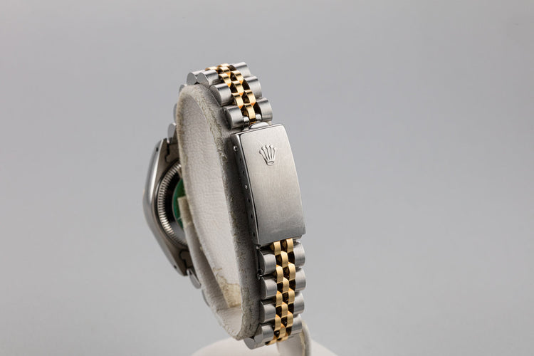 1990 Rolex Two-Tone Ladies DateJust 69173 Champagne Diamond Dial