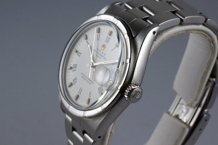 1974 Rolex Date 1501 White Roman Numeral Dial
