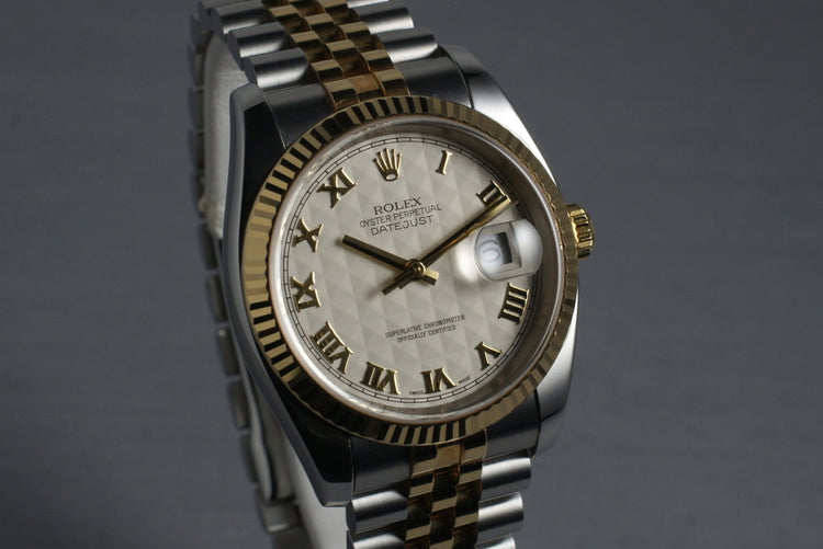 2003 Rolex Two Tone DateJust 116233 with Box and Papers